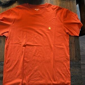 Carhartt WIP Chase Burnt Orange XL Tee short sleeve